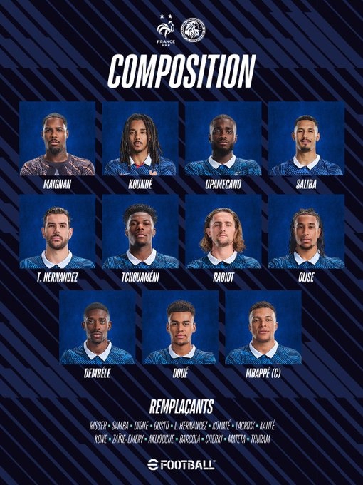 France start Mbappé, Olise against Senegal in Group I opener