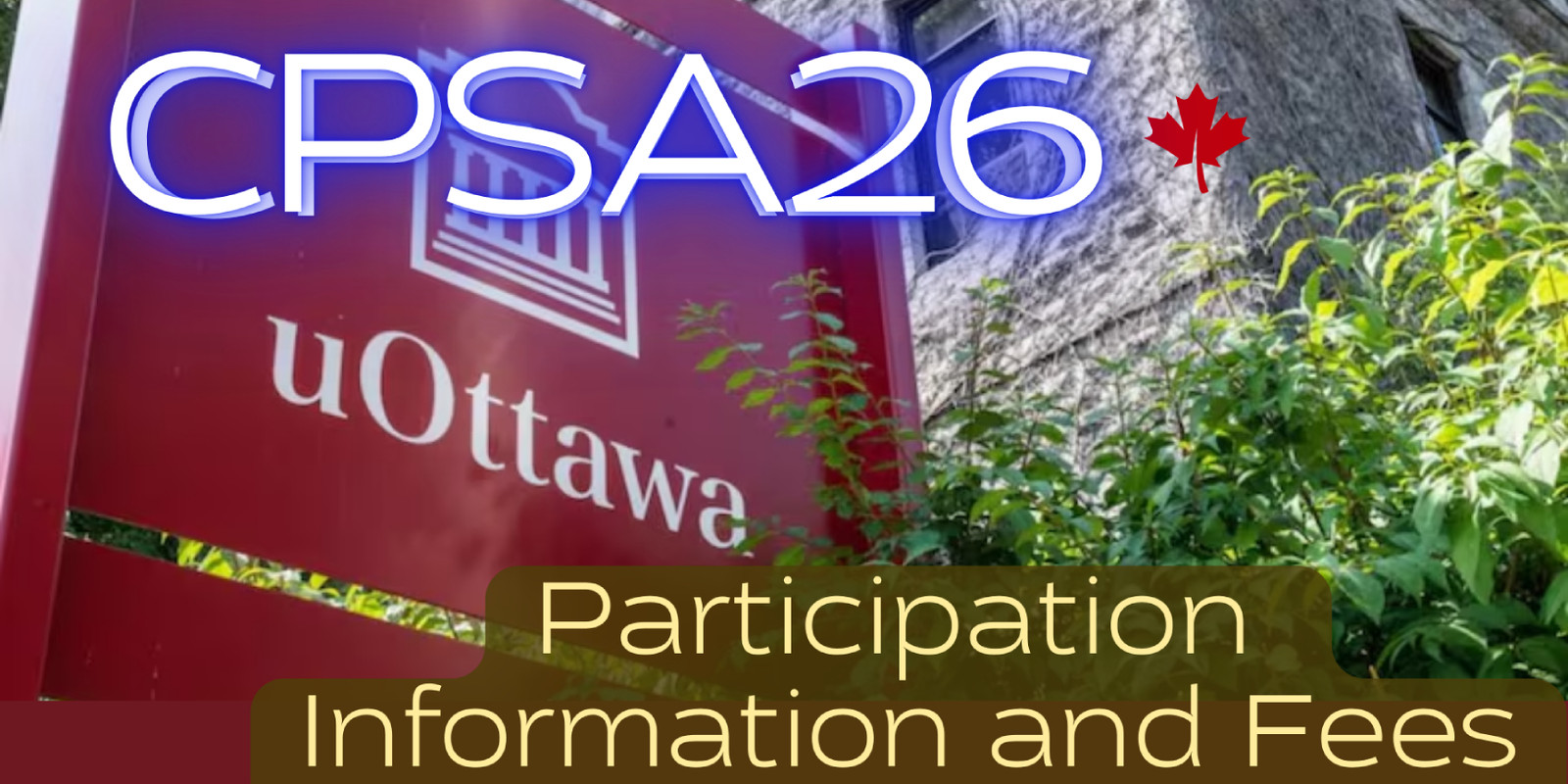 La conférence CPSA 2026 se tiendra en présentiel à Ottawa